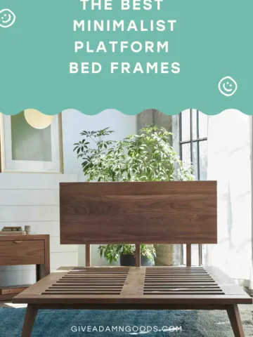 best minimalist platform bedframes