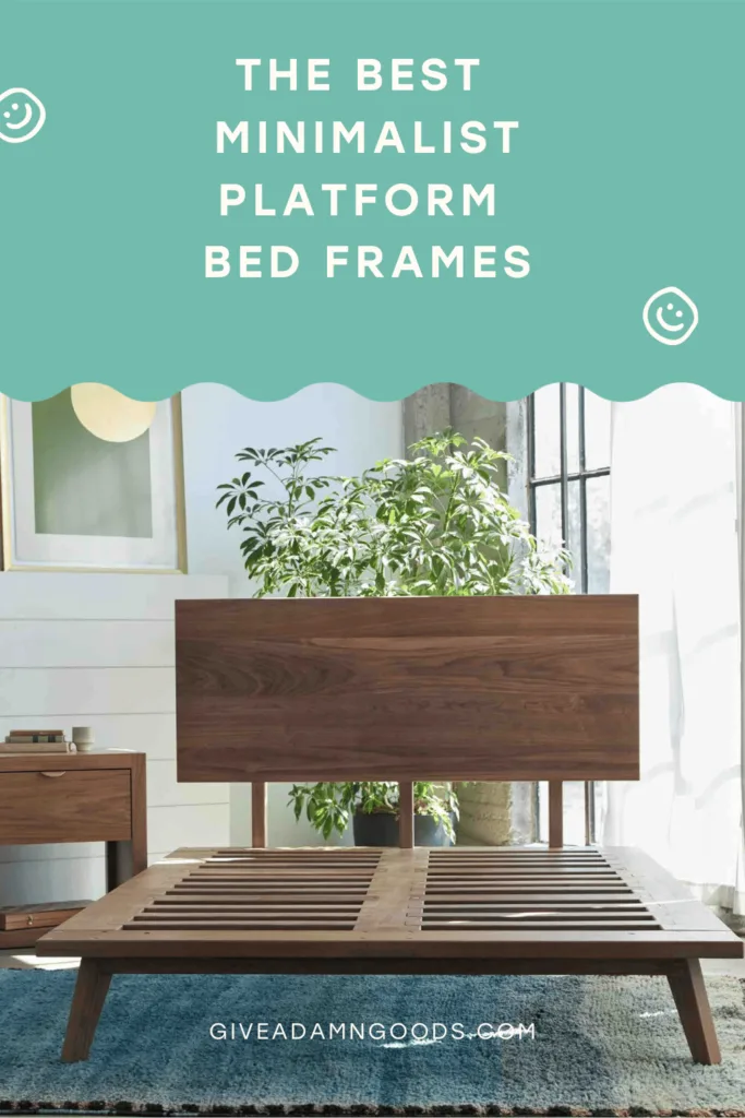 best minimalist platform bedframes