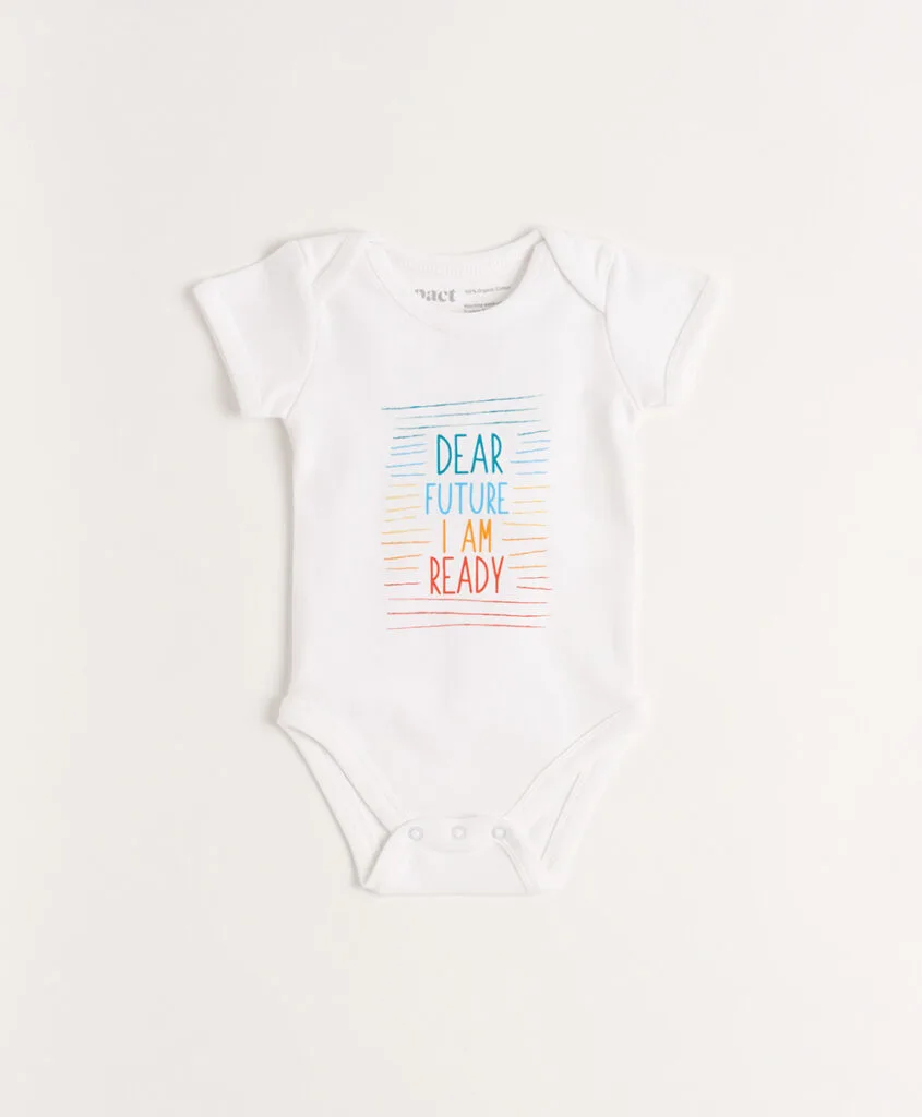 organic baby onesie from pact