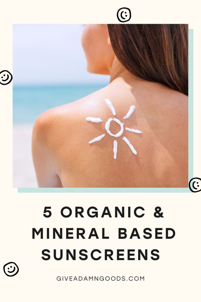list of organic sunscreens
