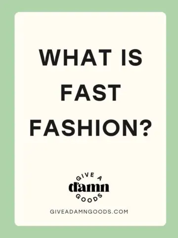 what is fast fashion graphic